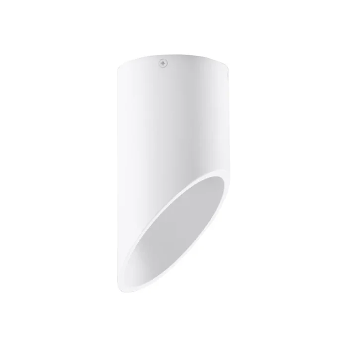 Plafoniera Bianca, altezza totale 20 cm