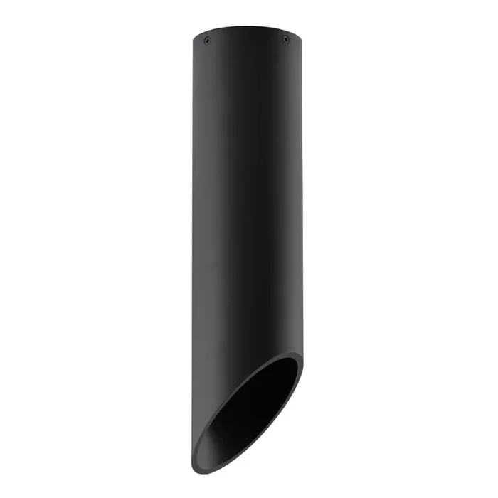 Plafoniera Nera, altezza totale 40 cm