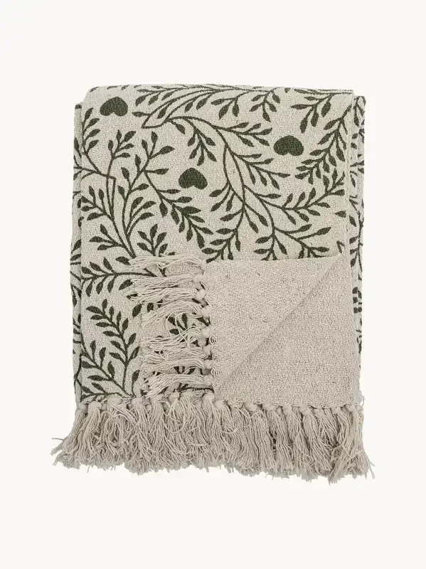 Plaid con frange Maribelle
