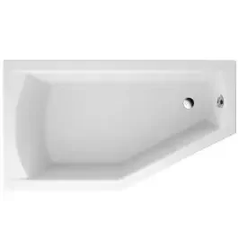 Polimat Selena vasca da bagno angolare 160×90 cm sinistra bianco 00953