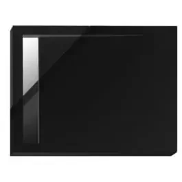 Polimat West New piatto doccia rettangolare 110×90 cm nero 00347