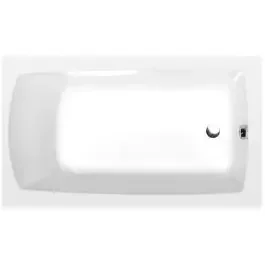 Polysan Lily vasca da bagno rettangolare 130×70 cm bianco 77511