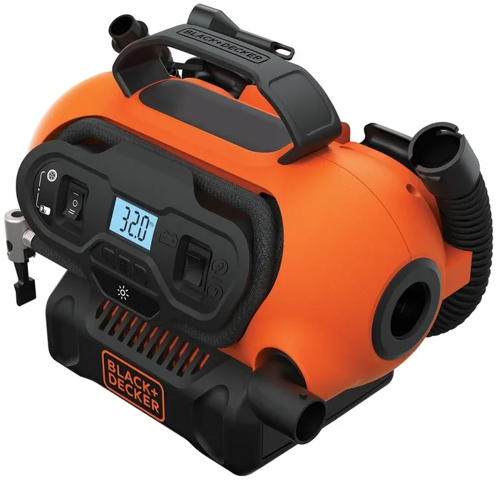 Portable compressor BLACK + DECKER160 PSI / 11 BAR BDCINF 18