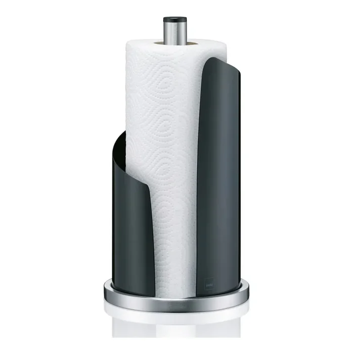 Portautensili da cucina Nero, ø 15 cm, altezza totale 32 cm