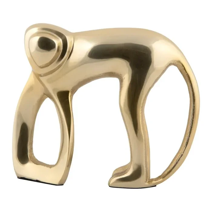 PT LIVINGStatuetta MonkeyIn metallo, 5×17 cm, altezza totale 15 cm