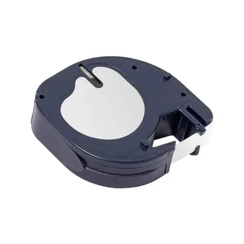 Q-CONNECT – Nastro per etichettatrice compatibile con dymo letratag – plastica nero/giallo – 12 mm x 4 m – KF18838