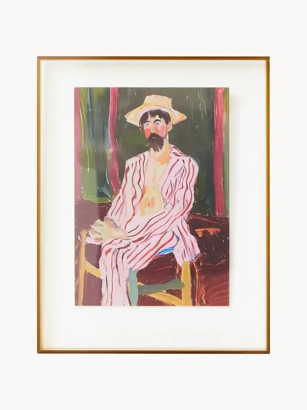 Quadro con cornice fatta a mano Olive Artist