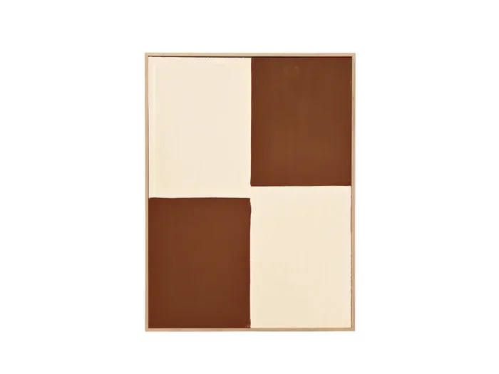 Quadro decorativo di cotone fatto a mano senza cornice 60x80cm – PRISMA