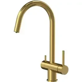 Quadron Caren rubinetto per filtro dell‘acqua verticale oro/oro antico 3623512_PVDG1