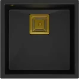 Quadron David lavello graniteq 42×42 cm nero HQD4242U7-G1