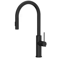 Quadron Jennifer Q line rubinetto da cucina verticale carbone 3623510_BLM