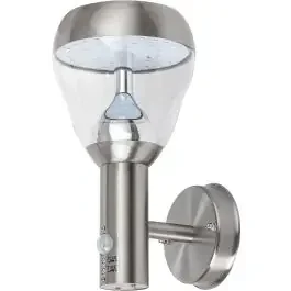 Rabalux Amalfi lampada da parete per esterni 1×8.5 W cromo-trasparente 7920