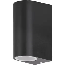 Rabalux Chile lampada da parete per esterni 2×35 W nero 8030