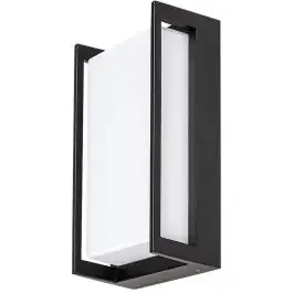 Rabalux Gorica lampada da parete per esterni 1×12 W nero-latte 7155