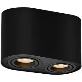 Rabalux Kobald lampada da soffitto 2×42 W nero 2051