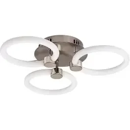 Rabalux Sotiris lampada da soffitto 3×21 W bianco-cromo-satinato 71007
