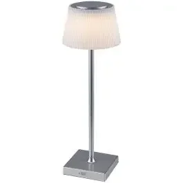 Rabalux Taena lampada da tavolo 1×4 W bianco-argento 76013