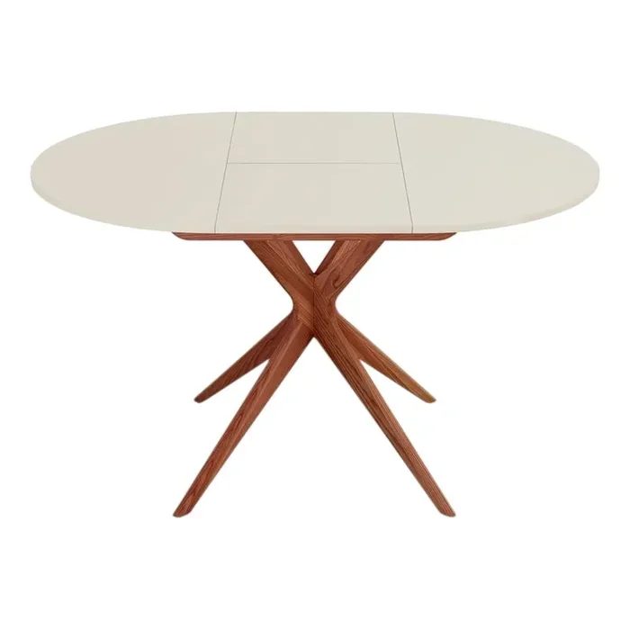 RagabaTavolo da pranzo JubiAllungabile, con estensione, ø 90 cm, lunghezza dopo l‘apertura 130 cm