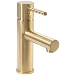 Rea Tess rubinetto per lavabo verticale oro REA-B5661