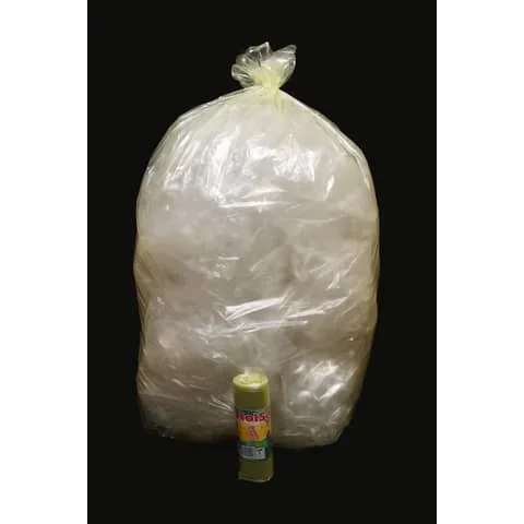 ROLSAC – 10 sacchi giallo trasp. 70x110cm 110lt 22mic – 10467 – Confezione risparmio da 4 PZ