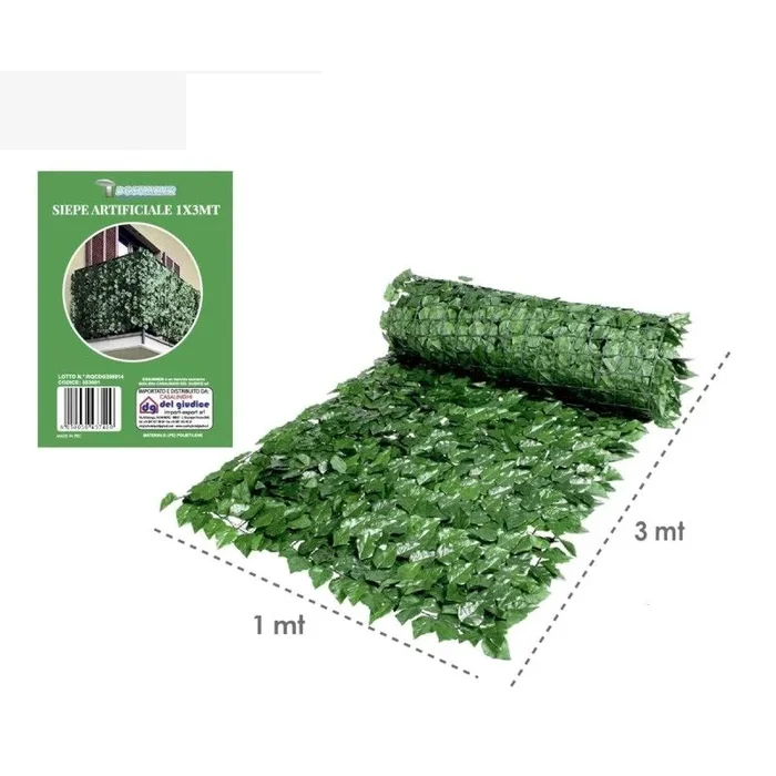 Rotolo Siepe Sintetica Artificiale 1x3m