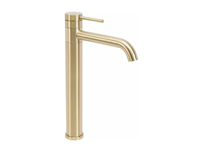 Rubinetto Da Lavabo Rea Lungis High Brush Gold