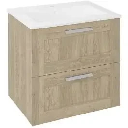 Sapho Amia armadietto 60x45x60 cm sottolavabo sospeso rovere AM060-2020