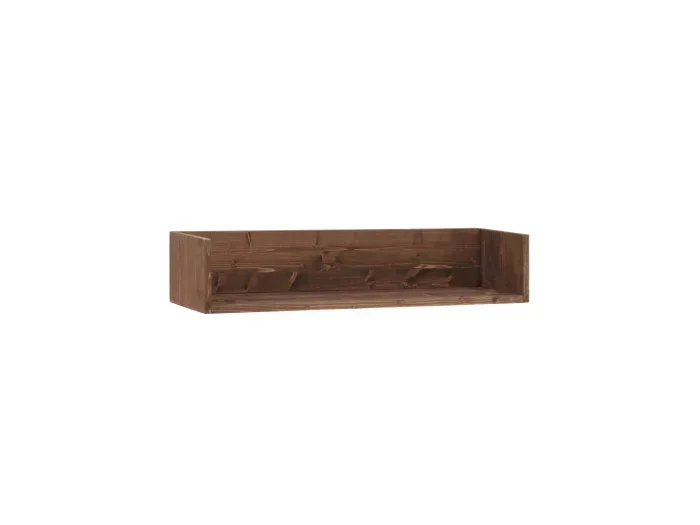 Scaffale in legno massello in colore noce di 90cm – ONA