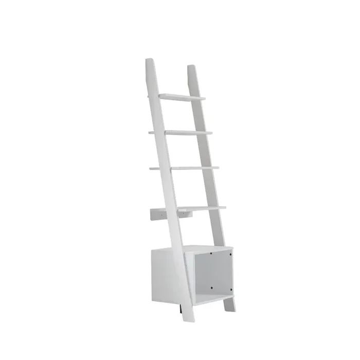 Scaffale Vocal Trattamento della superficie: laccatura, con trama opaca, bianco, larghezza totale 45 cm, altezza totale 162 cm, profondità totale 35 cm