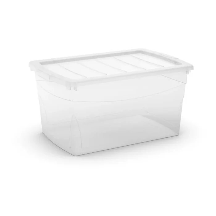 Scatola Omnibox L Con coperchio, in plastica, 58,5x39x30 cm