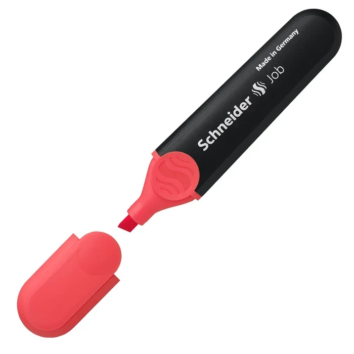 SCHNEIDER – Evidenziatore job ppl 1-5mm rosso – P001502 – Confezione da 10 PZ
