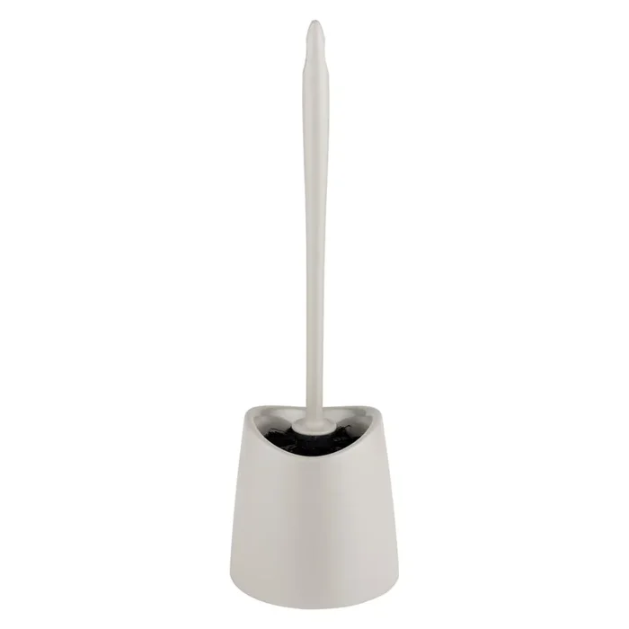 Scopino WC Portes In plastica, grigio tortora, ø 12 cm, altezza totale 38 cm