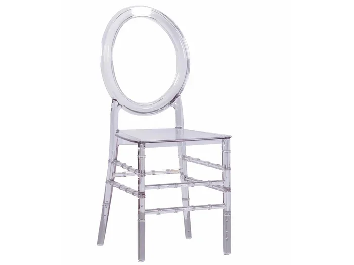 Sedia classica in policarbonato trasparente – Ghost – Trasparente