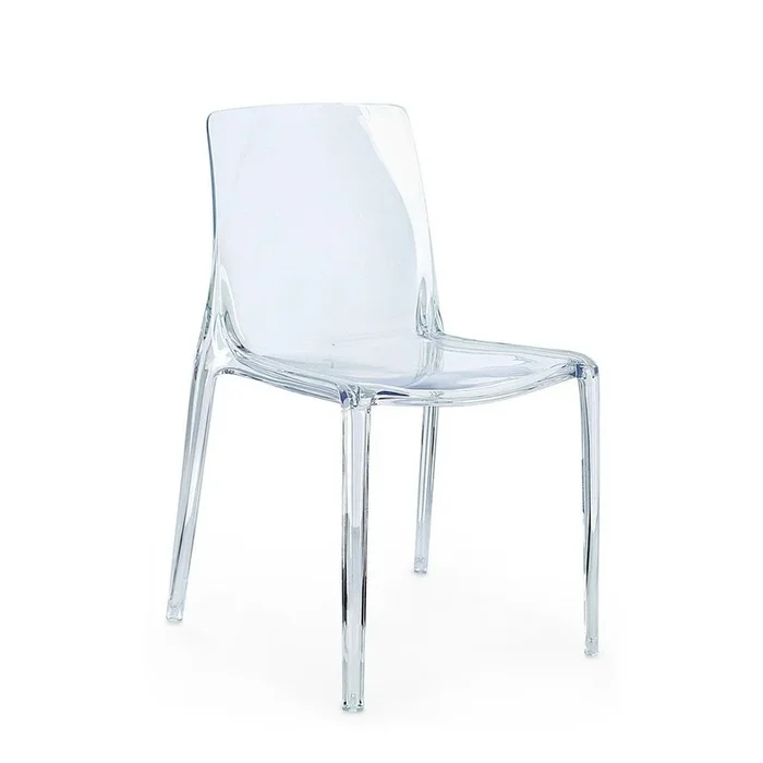 Sedia da esterno Adele In plastica, portata 110 kg, larghezza totale 50 cm, altezza totale 82 cm, profondità totale 54 cm