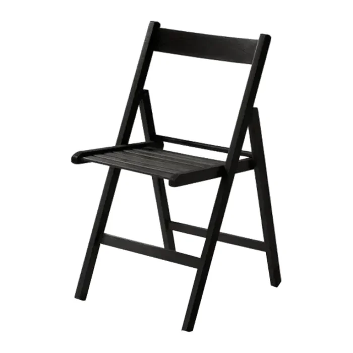 Sedia Liberty Pieghevole In Faggio Nero
