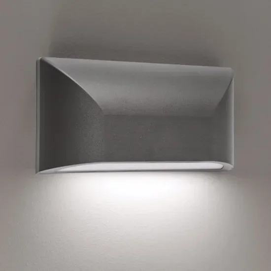 Segnapasso led 3000k 6w da esterno grigio antracite