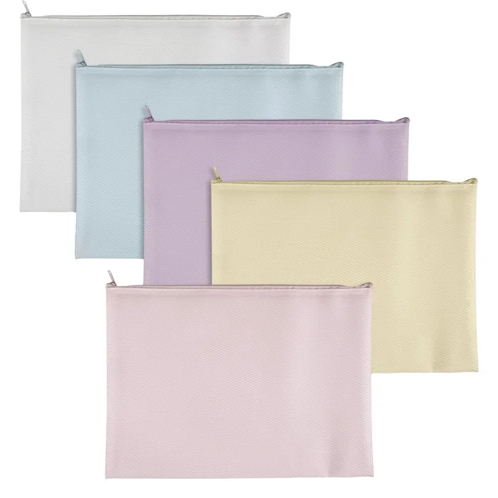 SEI-ROTA – Busta c/zip bubble dim. 31,5×24,5cm colori pastello assortiti sei rota – P0433190 – Confezione da 5 PZ