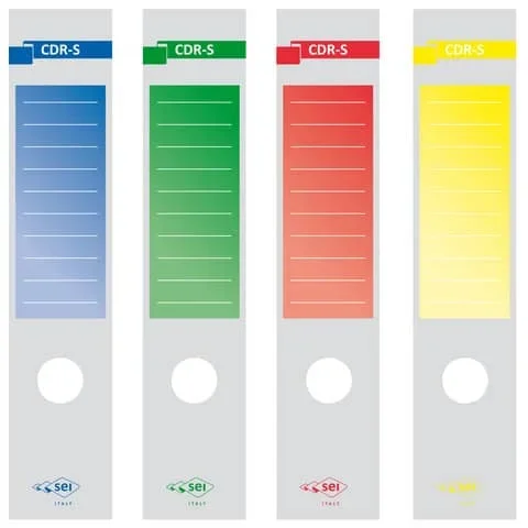 SEI-ROTA – Copridorso autoadesivi sei rota cdr-s 7×34,5 cm giallo conf. 10 pezzi – 58012606