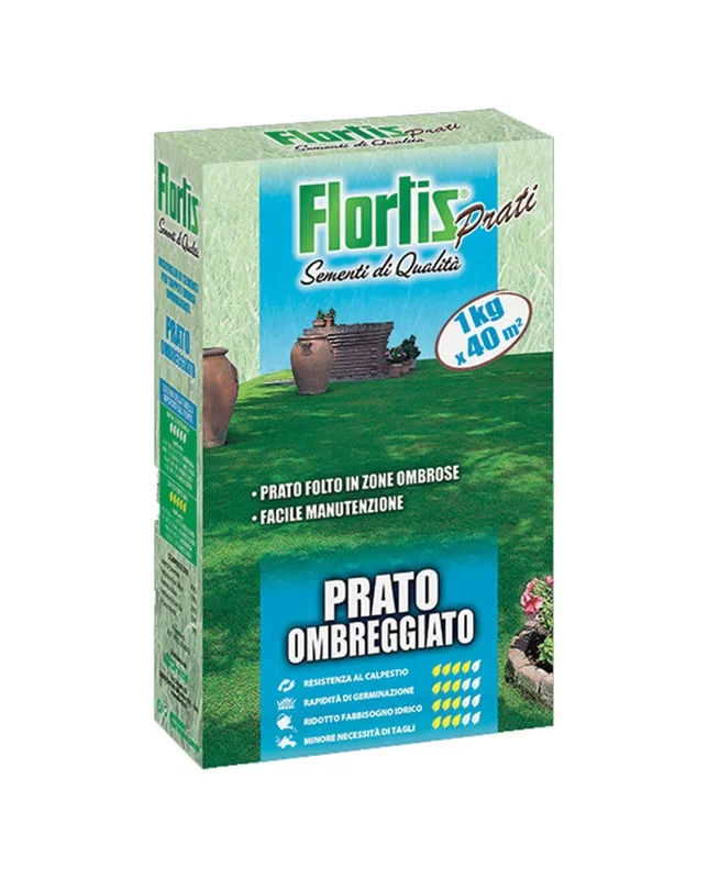 Semi semenza per prato giardino 1000g Ombreggiato Flortis