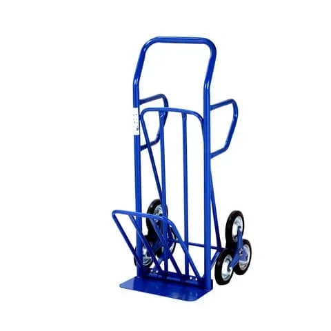 SERENA-GROUP – Carrello in acciaio serena group 55 x 52-80 x h. 140 cm blu portata 150 kg – manico singolo – HT4028