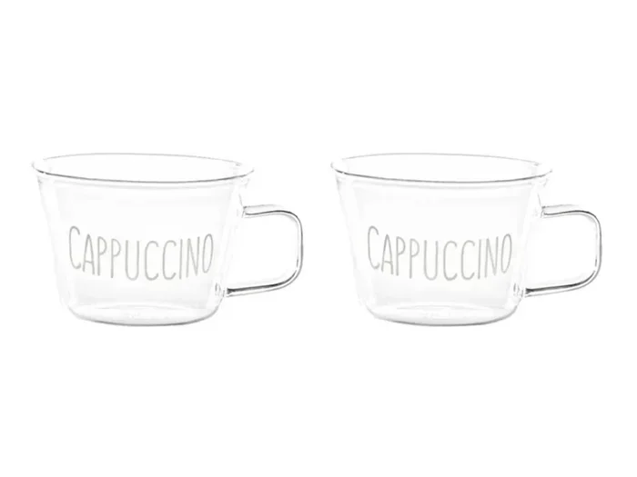 Set 2 tazze colazione cappuccino, 280 ml