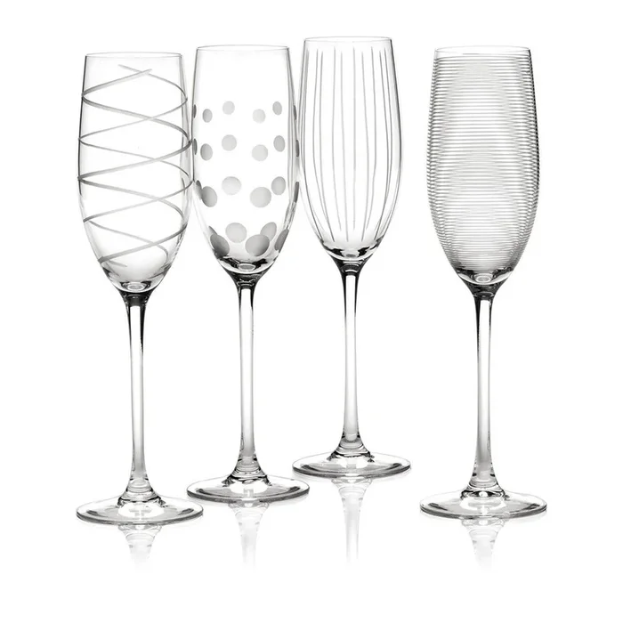 Set di bicchieri 4 pz, 250 ml, da bollicine