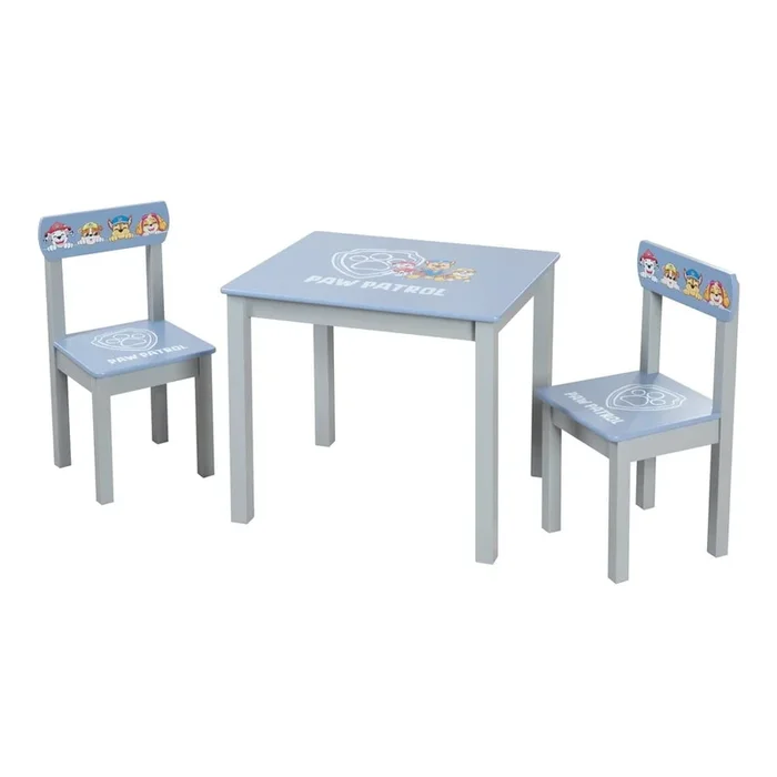 Set di mobili per bambini Paw Patrol 3 pz, in legno massiccio, blu, portata 30 kg