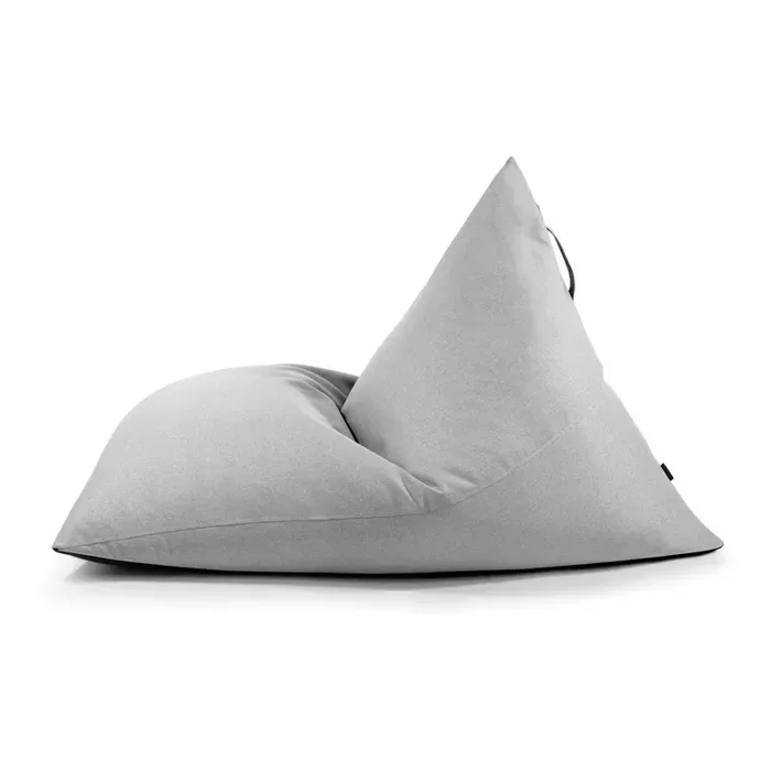 SLOWDOWNPuof a sacco RazzGrigio chiaro, larghezza totale 110 cm, profondità totale 130 cm, peso 9 kg
