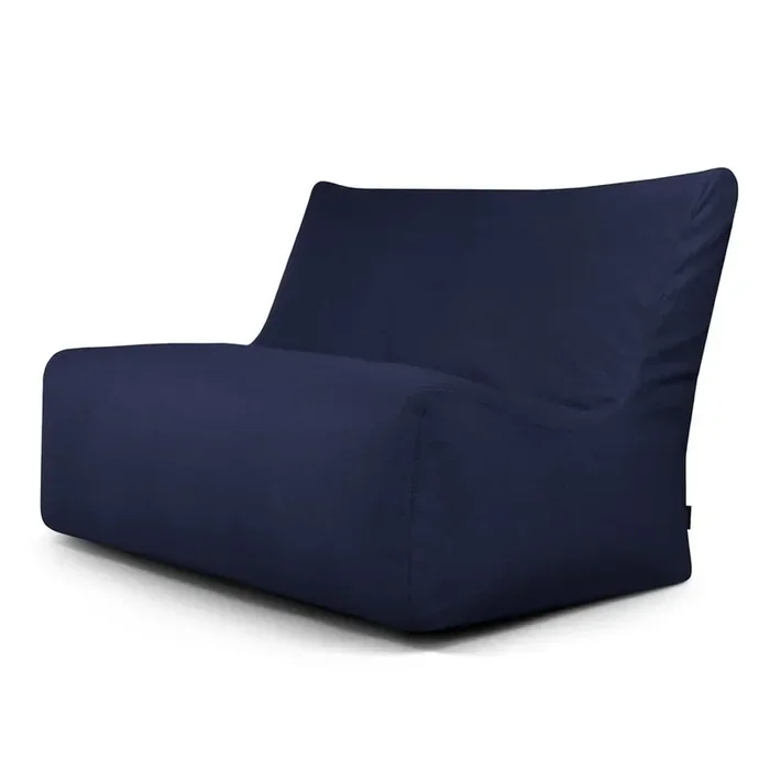 SLOWDOWNPuof a sacco Sofa Seat LoungeBlu, larghezza totale 145 cm, profondità totale 120 cm, peso 17 kg