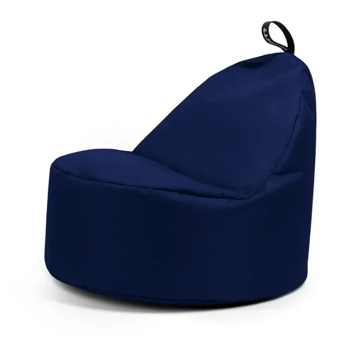 So Soft?Pouf a sacco per bambini Round MBlu scuro, peso 3 kg