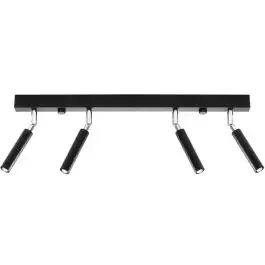 Sollux Lighting Eyetech lampada da soffitto 4×40 W nero SL.0900