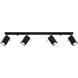 Sollux Lighting Merida lampada da soffitto 4×40 W nero SL.0459