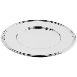 Sottopiatto acciaio inox Ø 31 cm Pinti
