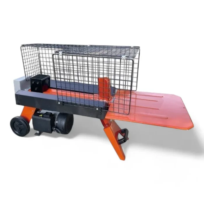 Spaccalegna orizzontale elettrico 1500W 230V con forza di lavoro 4 tonnellate per taglio